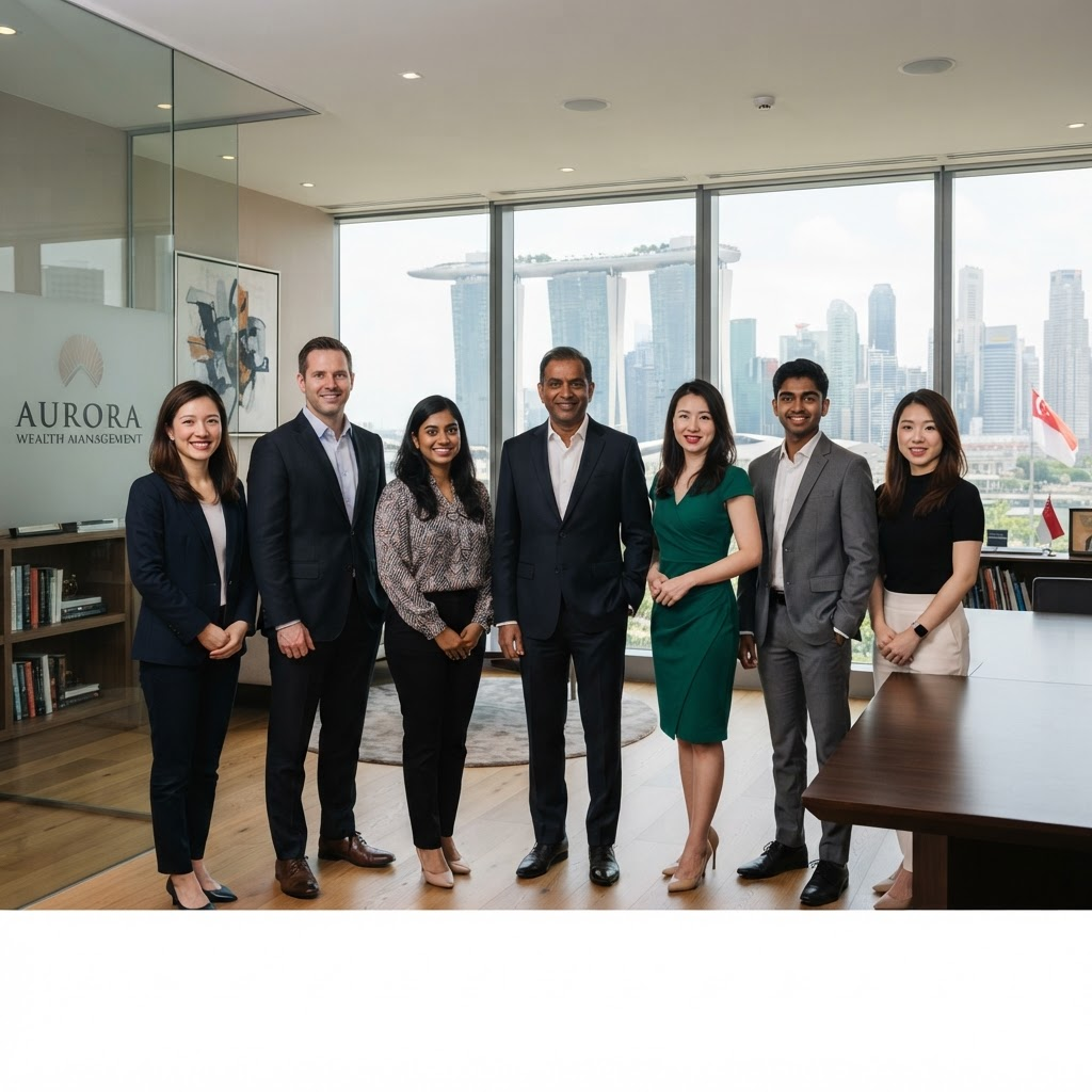 Global Foundation family office team members in professional setting